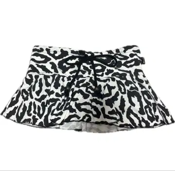 y2k 헤이세이 갸루 d.i.a 제브라 패턴 미니 스커트