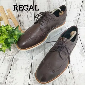 미사용급 REGAL 옥스퍼드 가죽 스니커즈 73WR 24.5cm