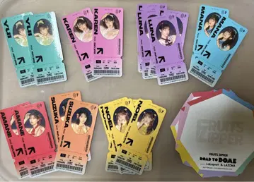 FRUITS ZIPPER 라라포트 풀파 미쿠지 스티커 컴프