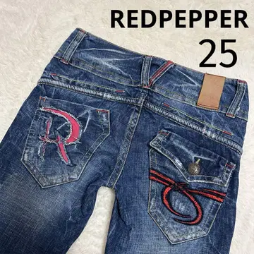 REDPEPPER 데님 팬츠 25인치 데미지 진