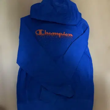 Champion 후드티 XL 파랑