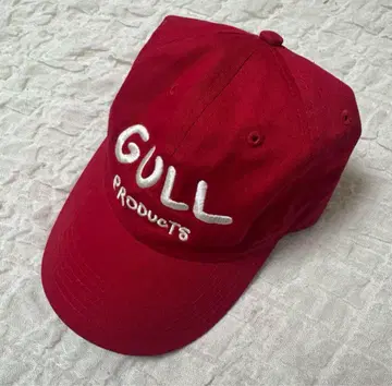 common gull products 히키코모리 CAP 빨간색 캡 갈