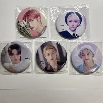 Stray Kids 스키즈 필릭스 캔뱃지 묶음 판매 5개 세트
