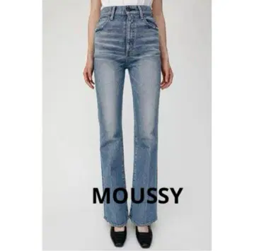 MOUSSY 하이웨스트 플레어 청바지 26