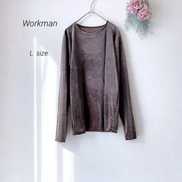 워크맨 Workman 하이넥 긴팔 티셔츠 / 스트레치 따뜻한