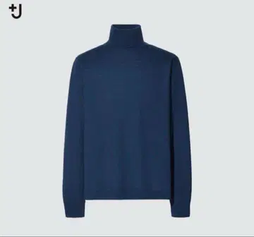 플러스 J 캐시미어 터틀 스웨터 L