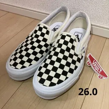 vans vault 체커 슬립온
