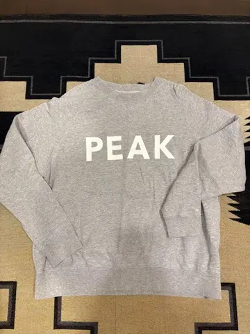 snow peak x relume 그레이 트레이닝복 맨투맨