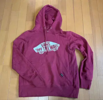 VANS 버건디 후드티