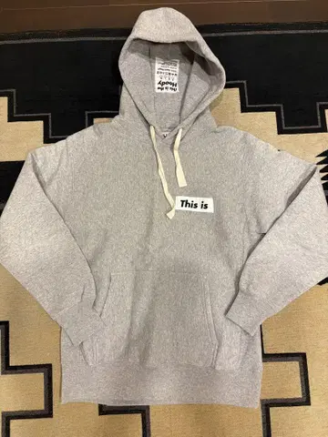 This is The Hoody 그레이 후드티