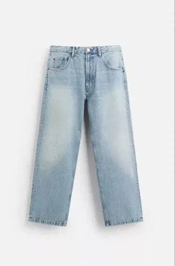 Zara BAGGY FIT 청바지 - 라이트 블루