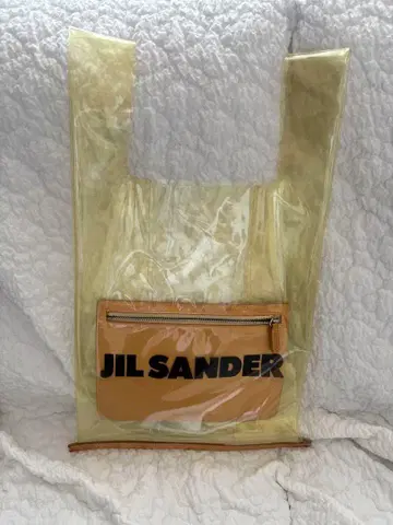 JIL SANDER 질 샌더 PVC 토트백