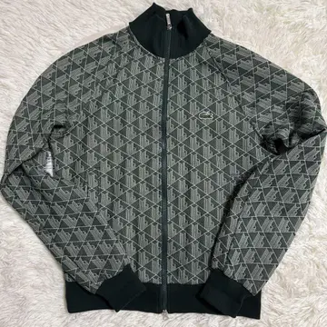[ 레어 ] 라코스테 lacoste 저지 트랙 자켓 XS 그린