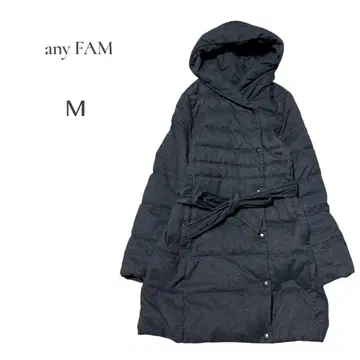 [ 에니팜 ] any FAM 다운 자켓 M 다크 그레이