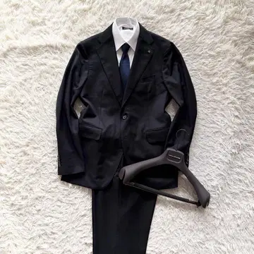 [ 새상품급 ] TAGLIATORE 베스비오 블랙 울 수트 48