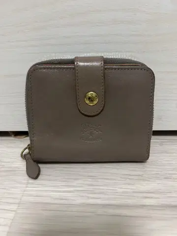IL BISONTE 이단 접이식 지갑 그레이