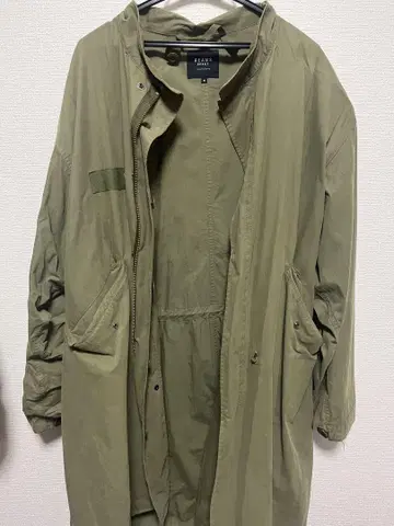 BEAMS HEART 모즈 코트 M 사이즈 올리브