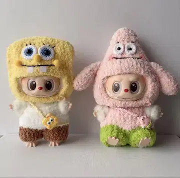 스펀지밥 패트릭 러브유 의류 세트 봉제인형 옷