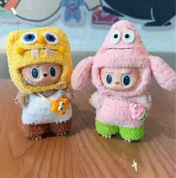 스펀지밥 패트릭 러브유 의류 세트 봉제인형 옷