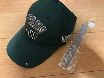 빔즈 골프 캡 짙은 녹색