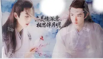 진정령 남망기 위무선 왕이보 샤오잔 대형 A4 아크릴 색지 2점