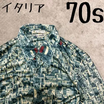 빈티지 이탈리아제 Nik Nik 닉 닉 70s 구제 의류 긴팔
