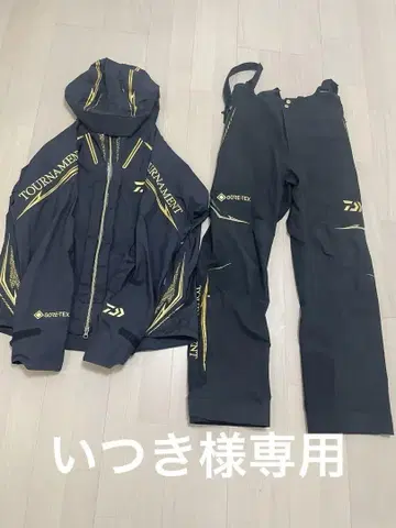 다이와 토너먼트 GORE-TEX 레인 수트 M 사이즈