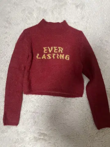 레드 EVER LASTING 스웨터