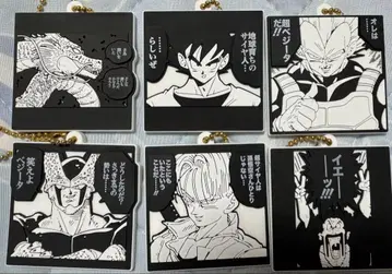 드래곤볼 40주년 기념 고무 마스코트 비스킷 6개 세트