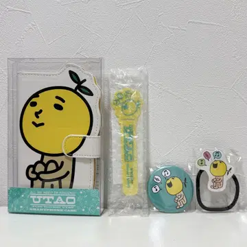 유즈 우타오 유즈타로 스마트폰 케이스 & 라이브 굿즈 4세트