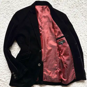 새상품급 벨로아 POINT CHARY 테일러드 자켓 블랙 L 사이즈