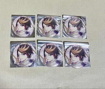 니지산지 EN Sakura bloom 캔뱃지 야미노 슈 6개 세트