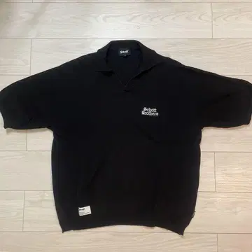 Schott Brothers 블랙 피케 셔츠 M 사이즈
