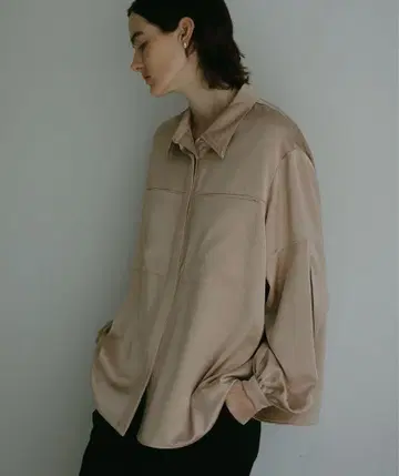 [ 새상품급 ] MANOF 새틴 셔츠 핑크