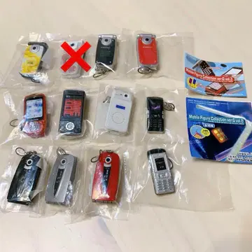 모바일 피규어 컬렉션 폴더폰 가챠