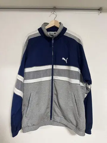 PUMA 스포츠 자켓 네이비/그레이