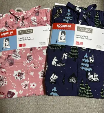 유니클로 무민 리라코 2개 세트 UNIQLO L