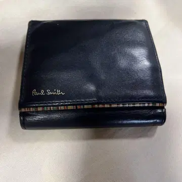 Paul Smith 네이비 3단 폴더형 지갑