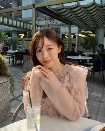 코코딜 코코딜 아지메 프릴 튤 블라우스 긴팔 택 없음
