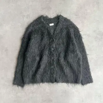 밴야드 스톰 플러피 가디건 그레이 2024AW