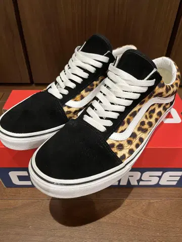 VANS 올드스쿨 레오파드 무늬