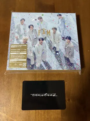 timelesz FAM 유니버셜 뮤직 스토어 한정판 새상품급 중고