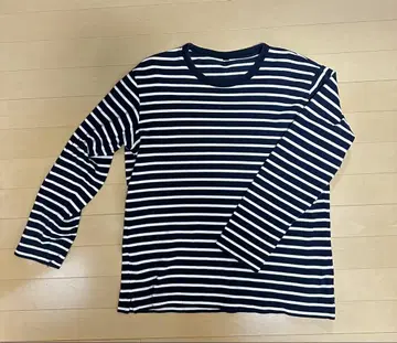 UNIQLO 긴팔 티셔츠 보더 롱 T