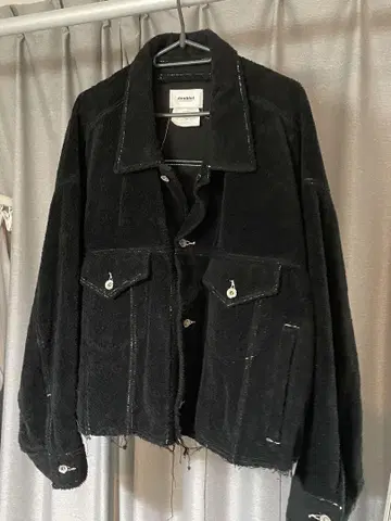 doublet CUT OFF FUZZY JACKET