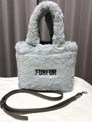 FURFUR 에코 퍼 토트백 한정판 SAX