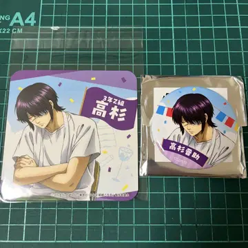 은혼 마네키네코 캔뱃지 2종 타카스기 신스케