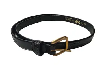 TORY LEATHER BELT BLACK 2338