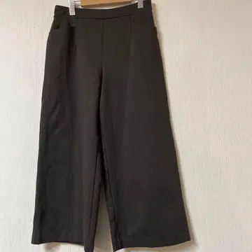 새상품급 ARIKI 고급감 MIYABI 웜 와이드 팬츠 LL 짙은 갈색