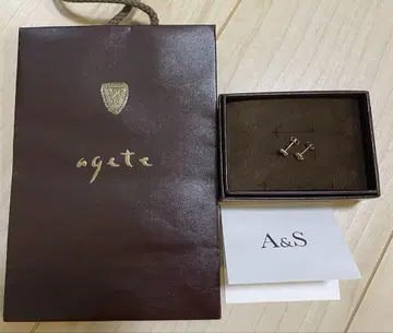 아가 agete K10 다이아몬드 귀걸이