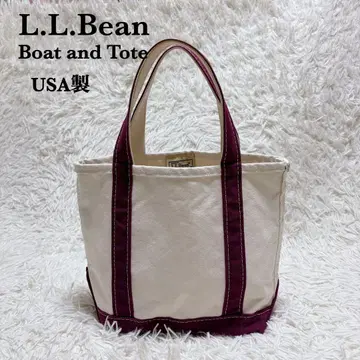 L.L.Bean 보트 앤 토트 USA제 버건디 스몰